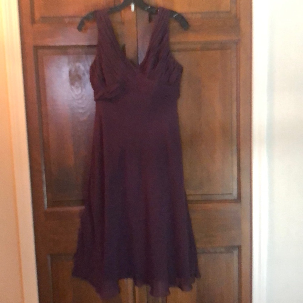 Adrianna Papell beautiful purple flowy dress, size 14